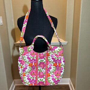💗Vera Bradley Floral Shoulder Bag Purse Tote Hobo